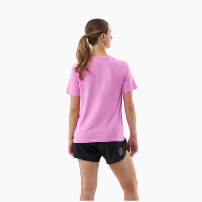 Áo chạy bộ Nữ Compressport Performance SS TShirt - Tím (Cyclamen)