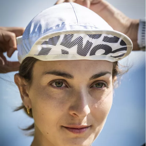 Mũ chạy bộ Compressport Ice Cap Sun Shade - Trắng (White)