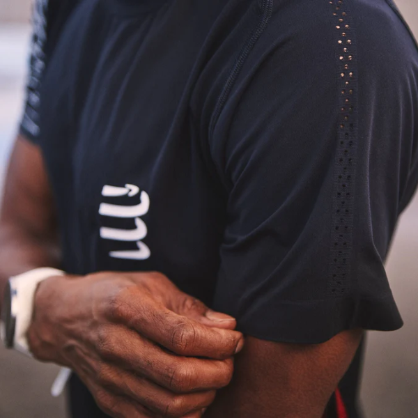 Áo chạy bộ Nam Compressport Performance SS Tshirt M - Black/Red