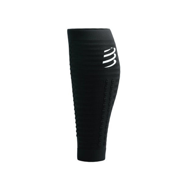 Băng bảo vệ bắp chân Compressport Calf Sleeves R2 Aero - Đen/Trắng (Black/White)