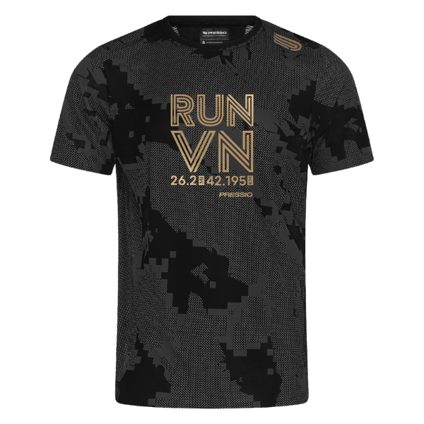 Áo tay ngắn Pressio Men's Prevail S/S Top (Elite Mesh) - Camo Black