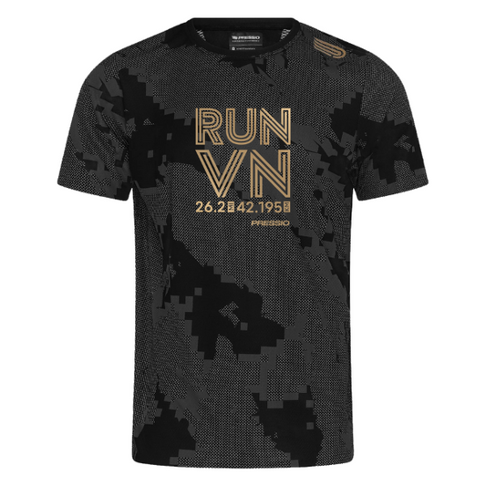 Áo tay ngắn Pressio Men's Prevail S/S Top (Elite Mesh) - Camo Black