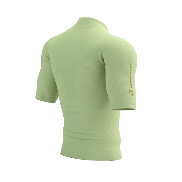 Áo chạy Trail Nam Compressport Trail Racing Postural SS Top - Xanh (Nile)