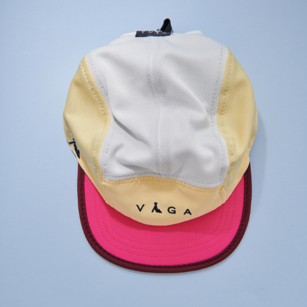 Nón VAGA - Club Cap - Poster Pink/Pale Yellow/White/Bordo