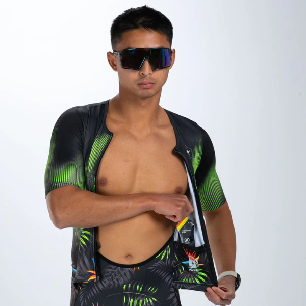 Đồ ba môn Nam Zoot Ltd Tri Aero Fz Racesuit - Tropical Magic