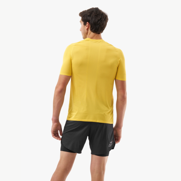 Áo Chạy Trail Nam Compressport Trail Racing SS Tshirt - Vàng (Ceylon Yellow)