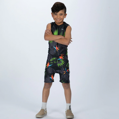 Đồ ba môn trẻ em Zoot Youth Tri Racesuit - Xanh (Tropical Magic Green)