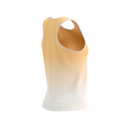Áo chạy bộ Nữ Compressport Performance Singlet - Trắng/Cam (Buff Orange)