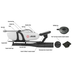 Phụ kiện lắp đặt bình nước xe đạp Xlab Torpedo Versa Slim System - Đen (Black)