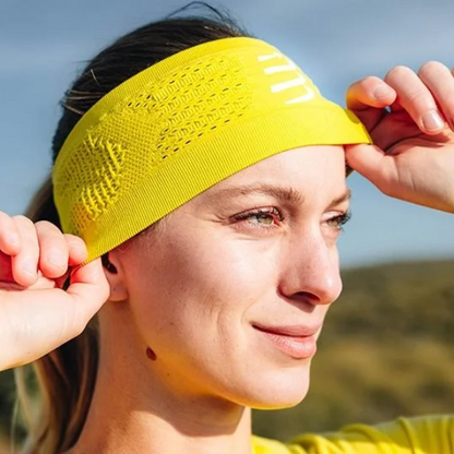 Băng đô thể thao Compressport Headband On/Off - Vàng (Green Shee)