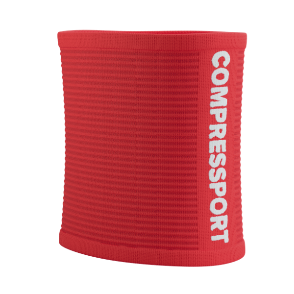 Băng bảo vệ cổ tay Compressport Unisex's Sweatbands 3D.Dots - Đỏ (Fluo Red)