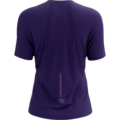 Áo chạy bộ Nữ Compressport Performance SS Tshirt - Tím (Purple)