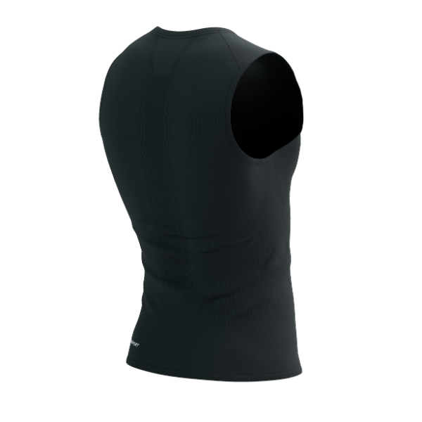 Áo chạy Trail Nam Compressport Trail Racing Tank - Đen (Black)