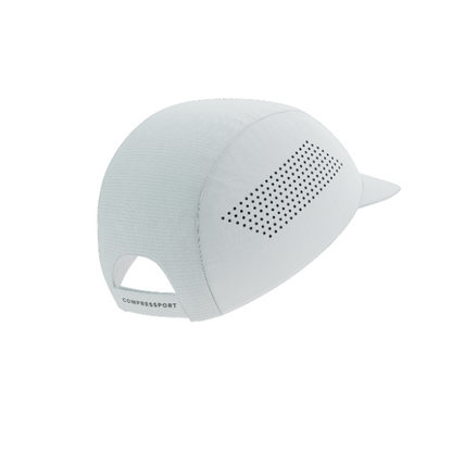 Mũ chạy bộ Compressport Pro Racing Cap - Trắng (White)