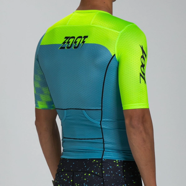 Zoot Men's LTD Cycle Aero Jersey - Electric