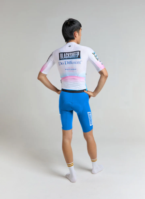 Áo đạp xe Black Sheep Men's Aero SS Jersey - Future Candy Blue