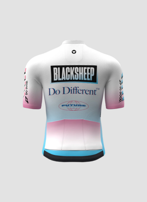 Áo đạp xe Nam Black Sheep Aero SS Jersey - Future Candy Blue