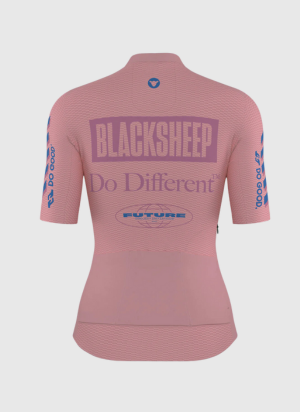 Áo đạp xe Nữ Black Sheep Aero SS Jersey - Future Faded Pink