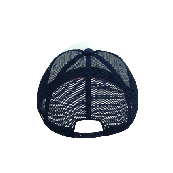 Mũ chạy bộ Compressport Trucker Cap - Sugar/Blues