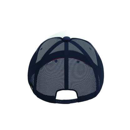 Mũ chạy bộ Compressport Trucker Cap - Sugar/Blues