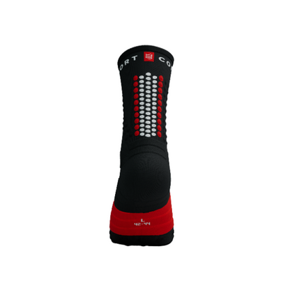 Tất chạy Trail Compressport Ultra Trail Socks v2.0 - Đen/Đỏ (Black/Red)