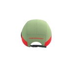 Mũ Compressport 5 Panel Light Cap Buff - Xanh/Đỏ (Nile/Fluo Red)
