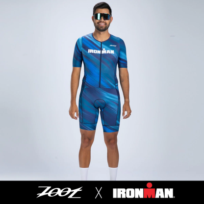 Đồ ba môn Nam Zoot Men's Ltd Tri Aero Fz Racesuit - IM Heat