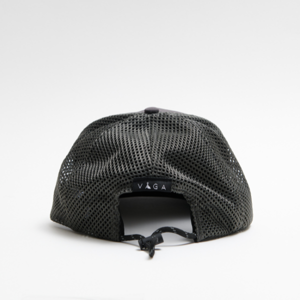 Nón VAGA Open Mesh Trucker Cap - Xám Than (Charcoal)