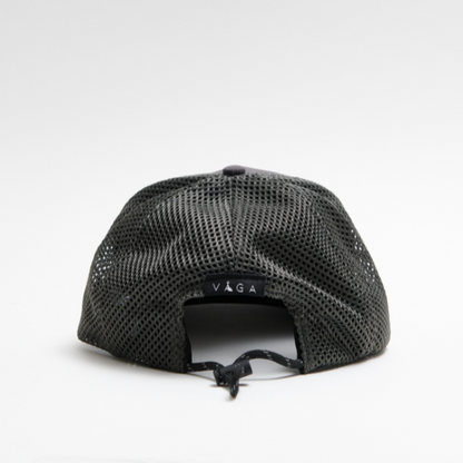 Nón VAGA Open Mesh Trucker Cap - Xám Than (Charcoal)