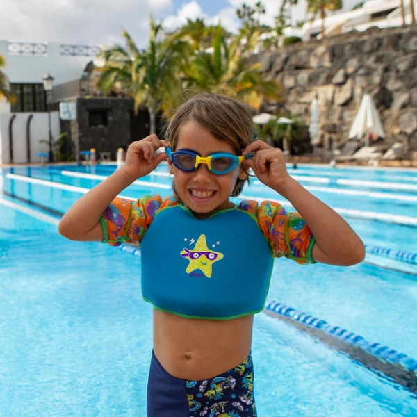 Kính Bơi Trẻ Em Zoggs Super Seal - Blue Yellow/Clear