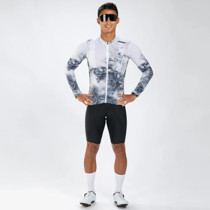 Áo đạp xe Nam Zoot Men's Elite Cycle LS Aero Jersey - Vapor White