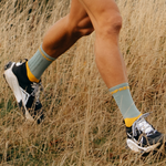 Compressport Unisex's Ultra Trail Socks v2.0 - Slate Grey/Saffron