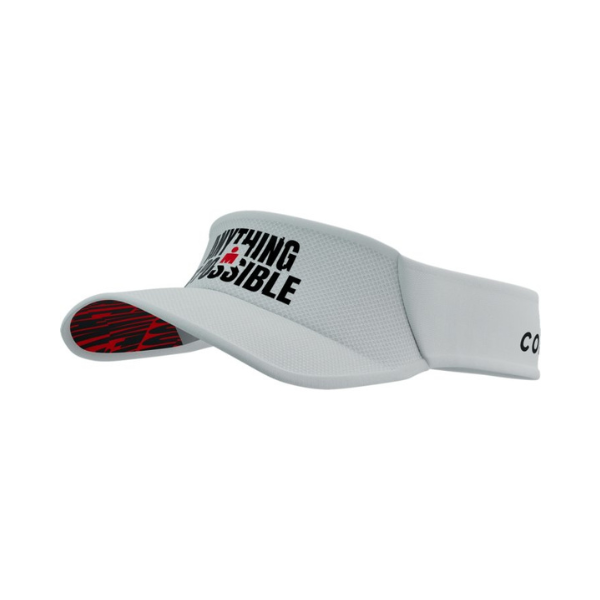 Mũ chạy bộ Compressport Visor Ultralight IRONMAN - Trắng (White)