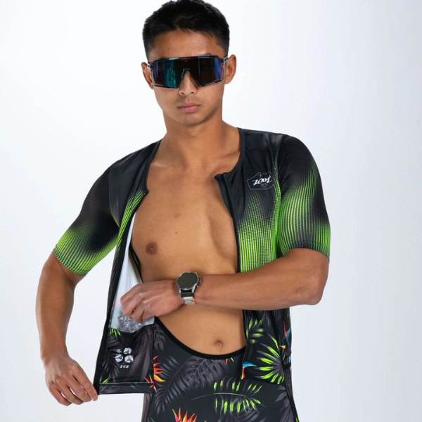 Đồ ba môn Nam Zoot Ltd Tri Aero Fz Racesuit - Tropical Magic