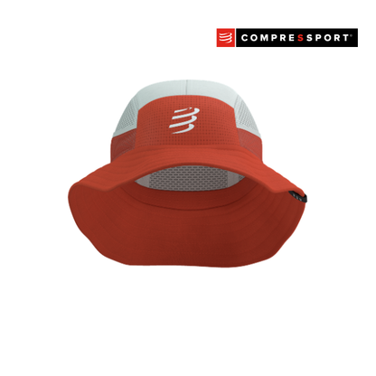 Mũ Compressport StayFresh Ice Bob - Cam (Tigerlily/Star White)