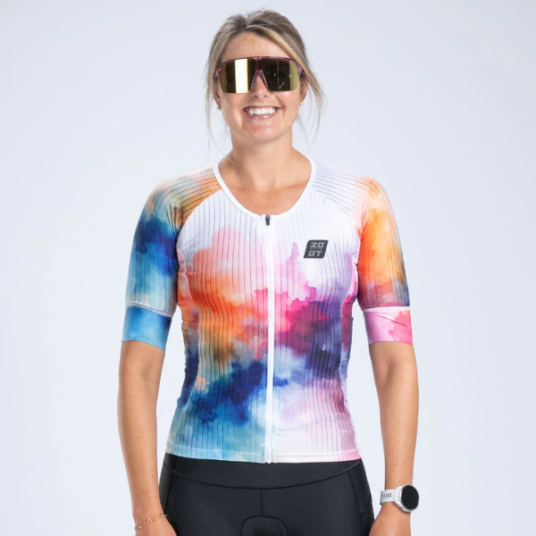 Áo Ba môn Nữ Zoot Women's Elite Tri Aero Jersey - Chromoflow