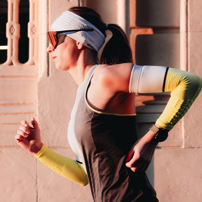 Băng bảo vệ ống tay Compressport Unisex's Arm Force Ultralight - Xanh (Denim/White)