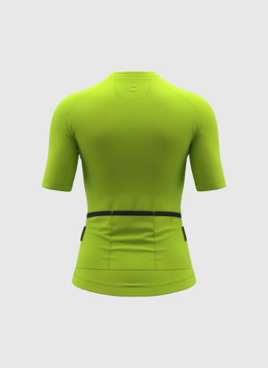 Áo đạp xe Nữ Black Sheep Tour SS Jersey - Xanh (Acid Lime)