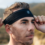 Băng đô thể thao Compressport Thin Headband On/Off - Đen (Black)