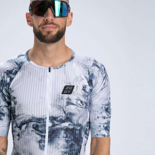 Áo ba môn Nam Zoot Elite Tri Aero Jersey - Vapor White