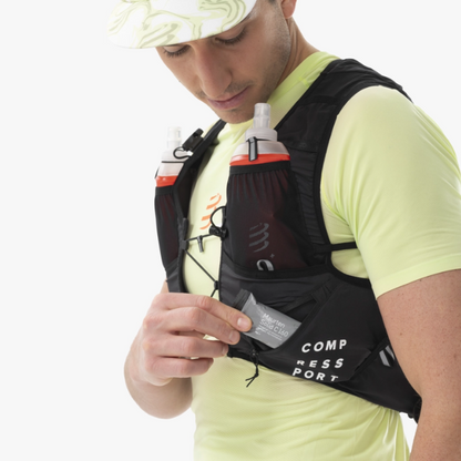Vest chạy Trail Compressport UltRun Evo 10 - Đen (Black)