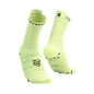 Tất chạy bộ Compressport Pro Racing Socks v4.0 Ultralight Run High - Xanh Lime (Shadow Lime/Black)
