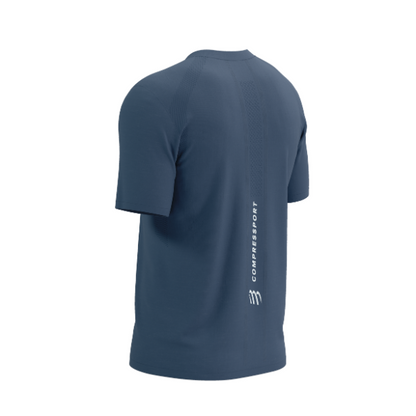 Áo chạy bộ Nam Compressport Performance SS Tshirt - Xanh (Indigo)