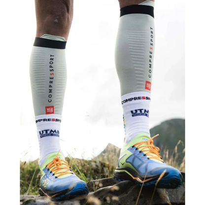 Băng bảo vệ bắp chân Compressport Calf Sleeves R2 3.0 UTMB - Ice Flow