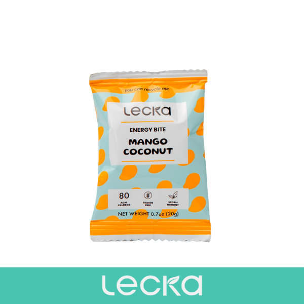 Thanh năng lượng Lecka Nutri Bites - Vị Mango Coconut