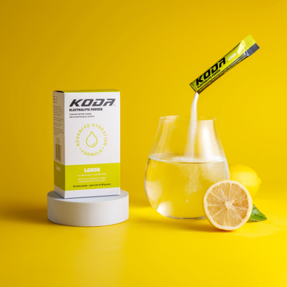 Bột Năng lượng Koda Electrolyte Stick Display Pack - Vị Chanh (Lemon)