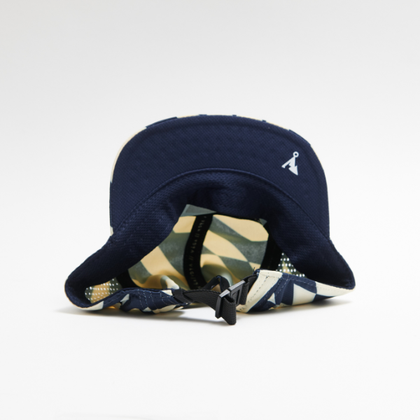 Nón VAGA Feather Racing Cap - Vàng (Pastel Yellow/Navy Blue)