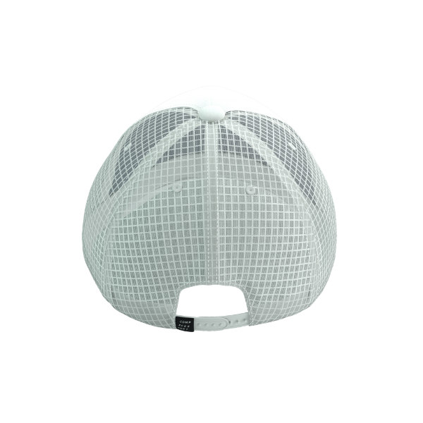 Mũ chạy bộ Compressport Trucker Cap 6P - Trắng (Sugar)