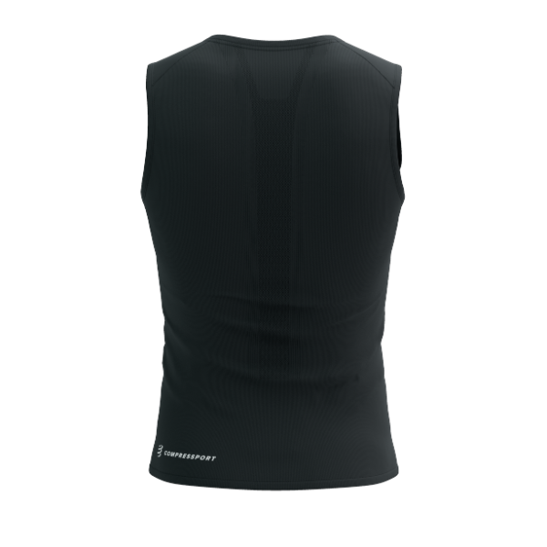 Áo chạy Trail Nam Compressport Trail Racing Tank - Đen (Black)