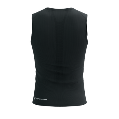 Áo chạy Trail Nam Compressport Trail Racing Tank - Đen (Black)